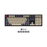 ISO ANSI OEM Dye-Sub PBT Keycap Set Carbon Color Swiss Layout For Q3 Q4 Q6 K8 Keyboard