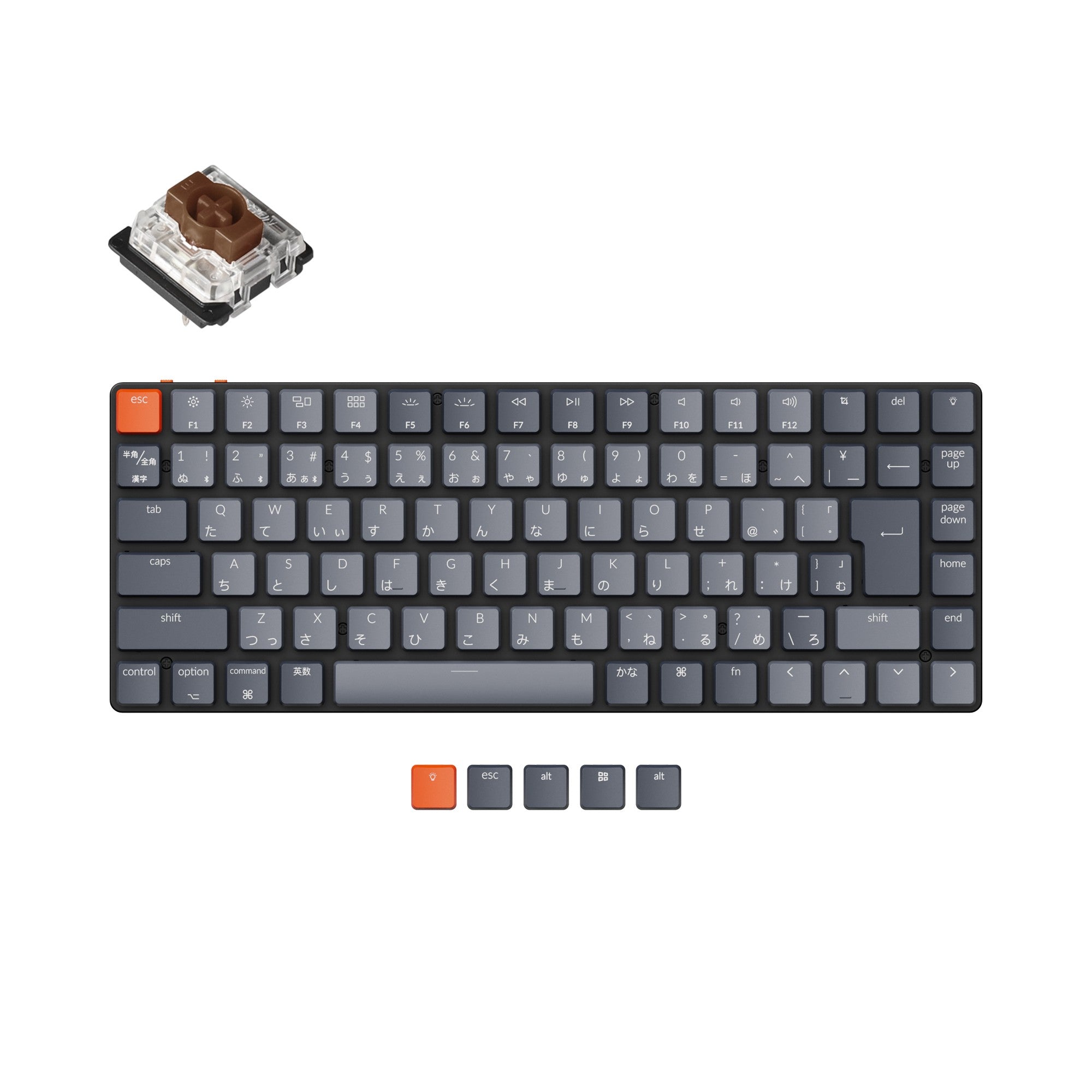 Keychron K3 Ultra-slim Wireless Mechanical Keyboard (Japan JIS Layout)