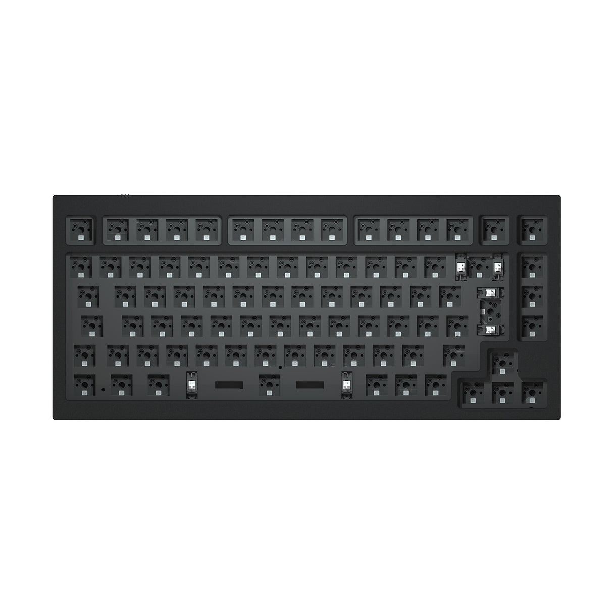 Keychron Q1 QMK/VIA Custom Mechanical Keyboard - ISO Barebone black