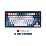 ISO Q1 & K2 OEM Dye-Sub PBT Keycap Set - Blue