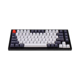 OEM Dye-Sub PBT Keycap Set - Bluish Black White